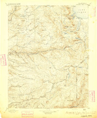 Pyramid Peak 1895 topographic map thumbnail