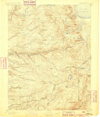 Pyramid Peak 1895 topographic map thumbnail
