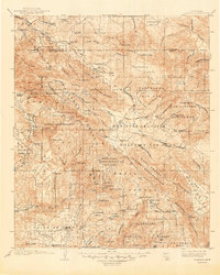 Ramona 1903 topographic map preview