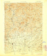 Redding 1901 topographic map thumbnail