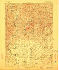 Redding 1901 topographic map thumbnail