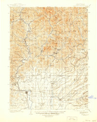 Redding 1901 topographic map thumbnail