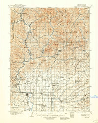 Redding 1901 topographic map preview
