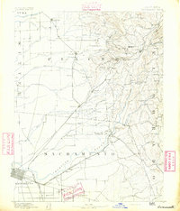 Sacramento 1891 topographic map thumbnail