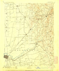 Sacramento 1892 topographic map thumbnail