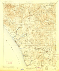 San Luis Rey 1901 topographic map thumbnail