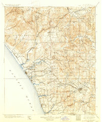 San Luis Rey 1901 topographic map thumbnail