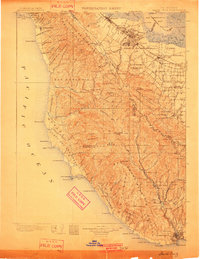 Santa Cruz 1902 topographic map preview