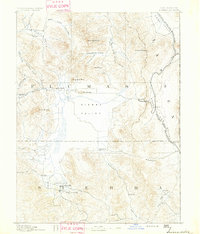 Sierraville 1892 topographic map thumbnail