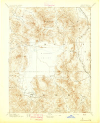 Sierraville 1894 topographic map thumbnail
