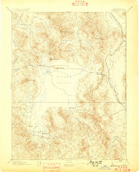 Sierraville 1894 topographic map thumbnail