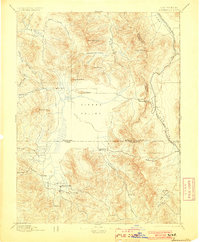 Sierraville 1894 topographic map thumbnail