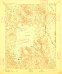 Sierraville 1894 topographic map thumbnail
