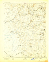 Smartsville 1895 topographic map thumbnail