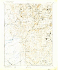 Smartsville 1895 topographic map thumbnail