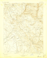 Sonora 1896 topographic map preview