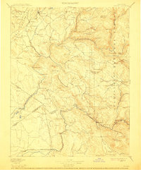 Sonora 1897 topographic map preview