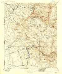 Sonora 1897 topographic map preview