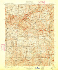 Tehipite 1905 topographic map thumbnail