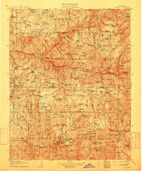 Tehipite 1905 topographic map thumbnail