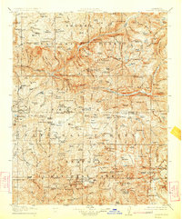 Tehipite 1905 topographic map thumbnail