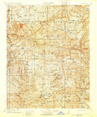 Tehipite 1905 topographic map thumbnail