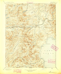 Truckee 1895 topographic map thumbnail