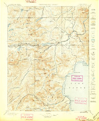 Truckee 1895 topographic map thumbnail