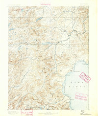 Truckee 1891 topographic map thumbnail