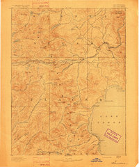 Truckee 1893 topographic map thumbnail