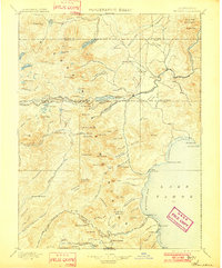 Truckee 1895 topographic map thumbnail