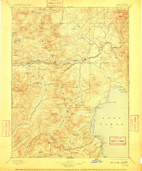Truckee 1895 topographic map thumbnail