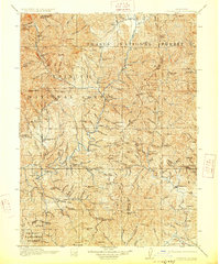 Weaverville 1913 topographic map thumbnail