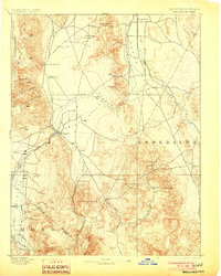 Wellington 1893 topographic map thumbnail