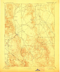 Wellington 1893 topographic map thumbnail