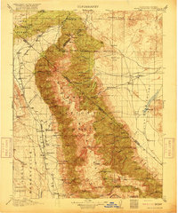 White Mountain 1917 topographic map preview