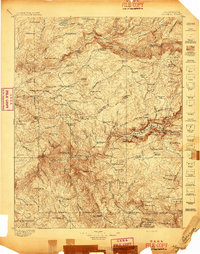 Yosemite 1897 topographic map thumbnail