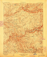 Yosemite 1903 topographic map thumbnail
