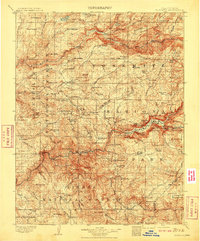 Yosemite 1909 topographic map thumbnail
