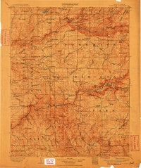 Yosemite 1909 topographic map thumbnail