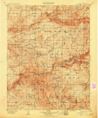 Yosemite 1909 topographic map preview