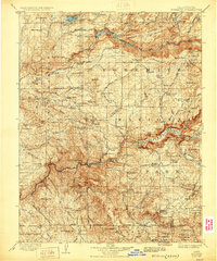 Yosemite 1909 topographic map thumbnail