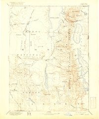 Alturas 1892 topographic map thumbnail