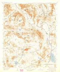 Avawatz Mountains topographic map thumbnail