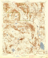 Avawatz Mountains 1933 topographic map thumbnail