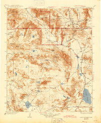 Avawatz Mountains 1933 topographic map thumbnail