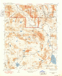 Avawatz Mountains 1933 topographic map thumbnail