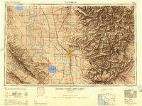 Bakersfield 1948 topographic map thumbnail