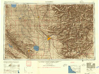 Bakersfield 1956 topographic map thumbnail
