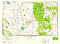 Bakersfield 1960 topographic map thumbnail